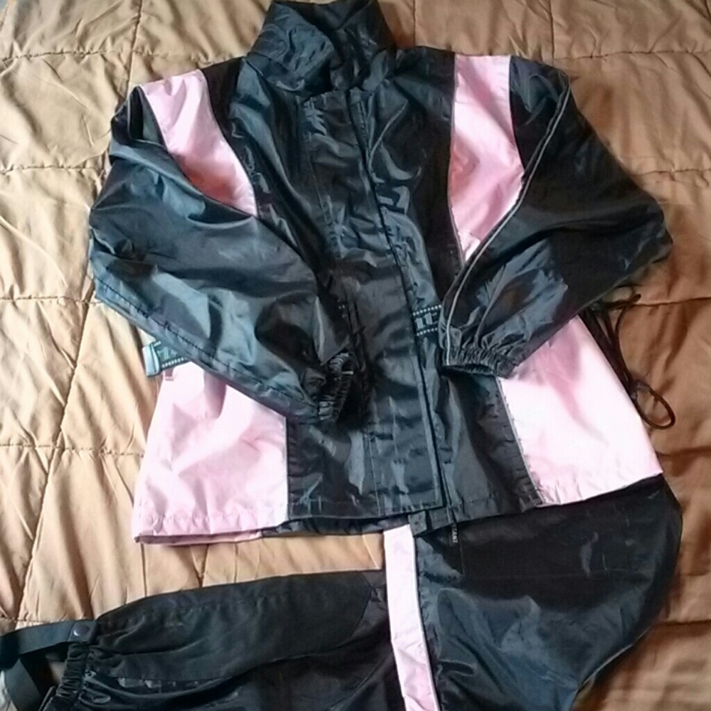 Xelement ladies motorcycle rain gear EUC sz M